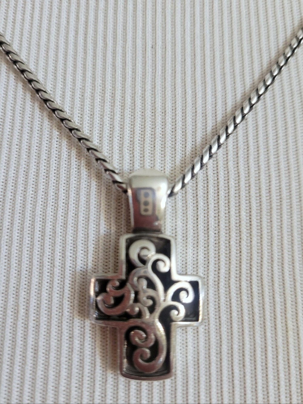 Brighton Double-Sided Sacred Cross Pendant - Picture 6 of 7